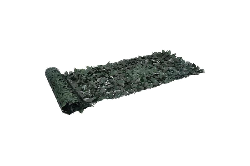 Parvekkeen suoja tummanvihreillä lehdillä 500x75 cm - Puutarhakalusteet - Parveke - Turvallisuus & parvekkeen tuulisuoja - Parvekesuoja