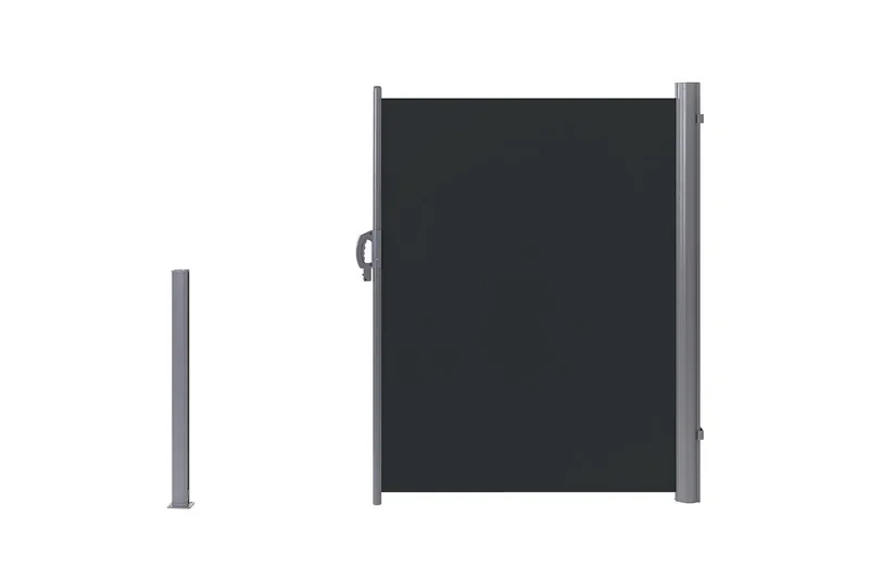 Sidomarkis Beliani Dorio Beige/Silver, 305x9x160 cm Grey||Silver 305x9x160 cm VALUE_MISSING_1 - Puutarhakalusteet - Aurinkosuoja - Markiisi - Parvekemarkiisi