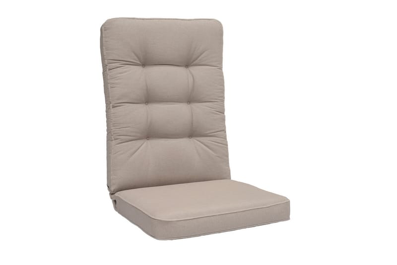 Pehmuste Hillerstorp Texas Korkea Beige - Beige valkoisilla reunoilla - Puutarhakalusteet - Pehmusteet - Istuintyyny ulos