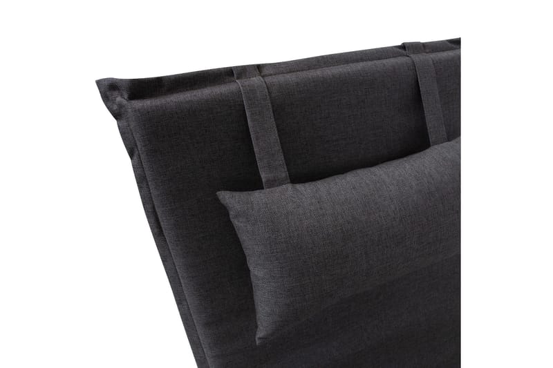 Aurinkotuolin Pehmuste Wicker Tummanharmaa - Puutarhakalusteet - Pehmusteet - Aurinkosängyn pehmusteet