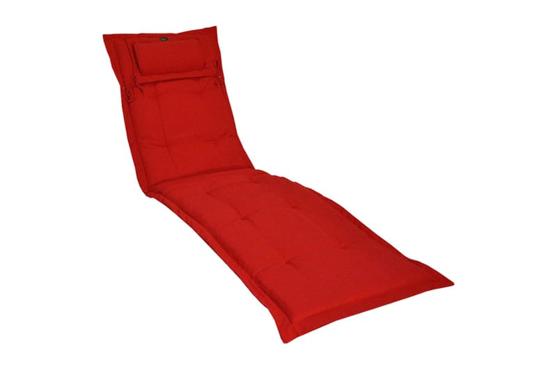 Canyon Solsängsdyna med nackkudde Fritab Tegelröd - Puutarhakalusteet - Pehmusteet - Aurinkosängyn pehmusteet