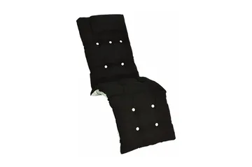 Baden-Baden Flockdyna med nackkudde Fritab Black