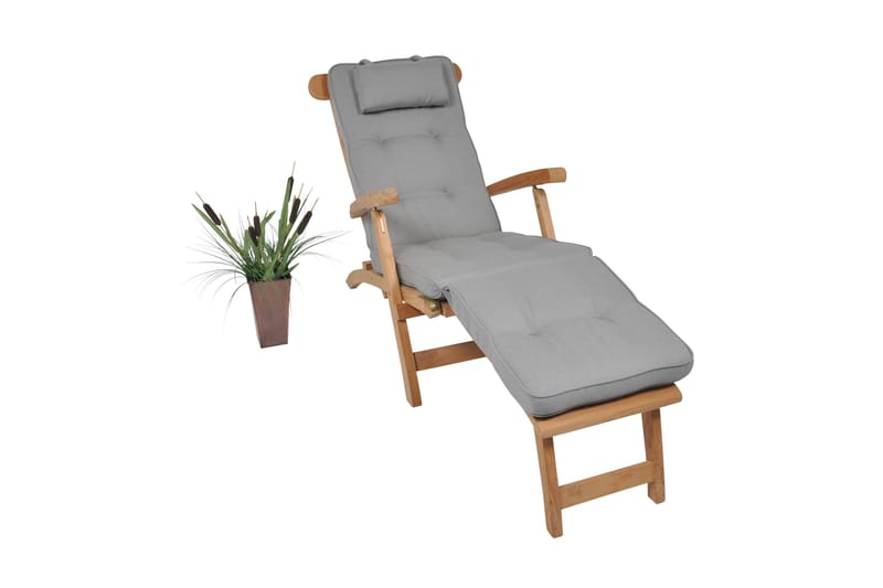 Hema Kansituolityyny 50 cm - Harmaa - Puutarhakalusteet - Pehmusteet - Aurinkotuolin pehmuste - Kansituolin pehmuste