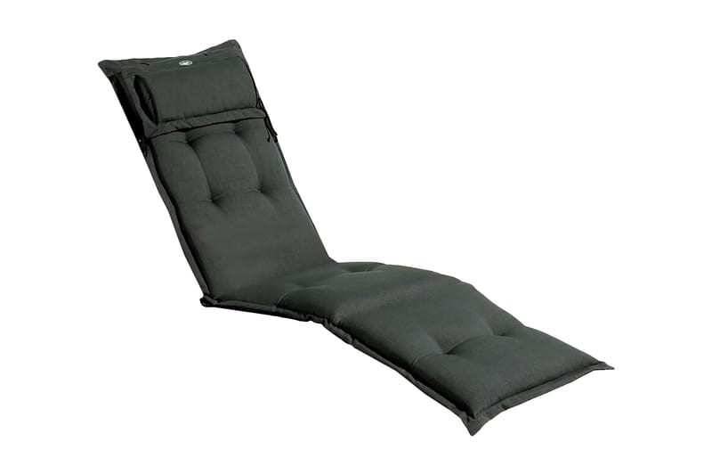 Däckstolsdyna Canyon med nackkudde Fritab Anthracite Grey - Puutarhakalusteet - Pehmusteet - Aurinkotuolin pehmuste - Kansituolin pehmuste