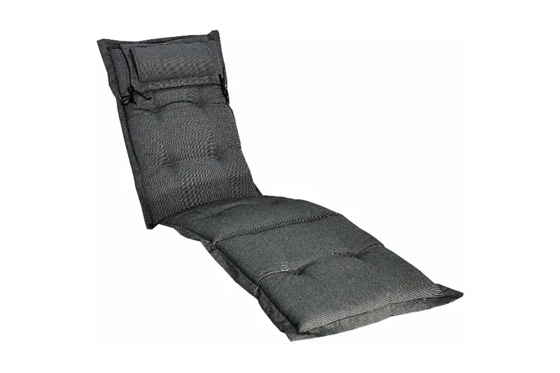 Däckstolsdyna Canyon med nackkudde Fritab Granite - Puutarhakalusteet - Pehmusteet - Aurinkotuolin pehmuste - Kansituolin pehmuste