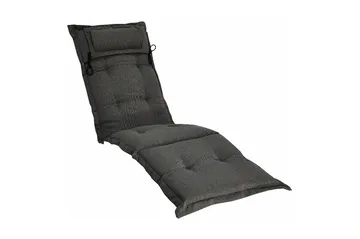 Däckstolsdyna Canyon med nackkudde Fritab Taupe