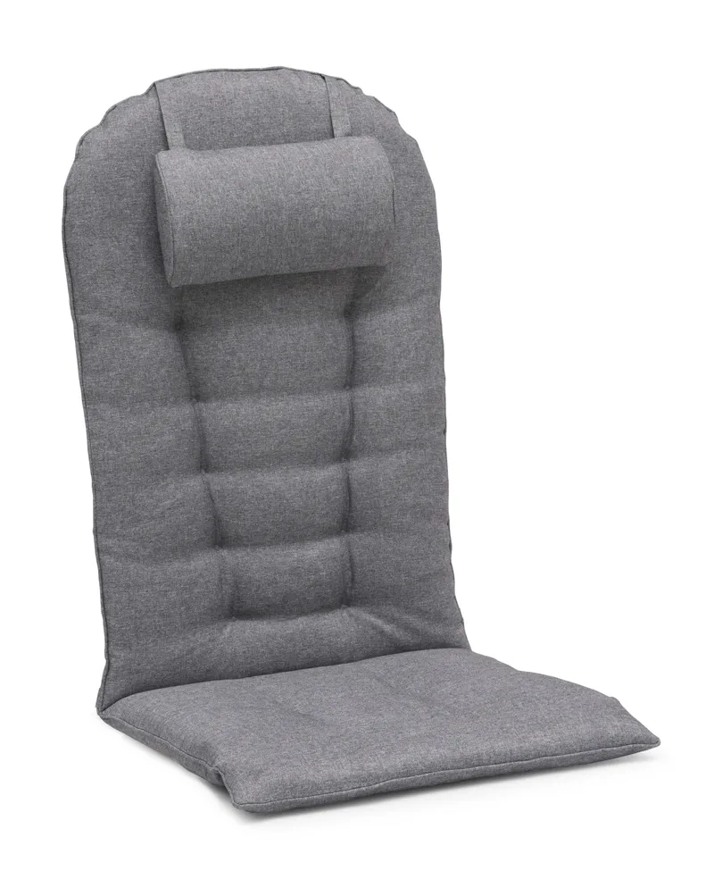 Kansituolin pehmuste Hillerstorp Tennessee niskatyynyllä, Harmaa