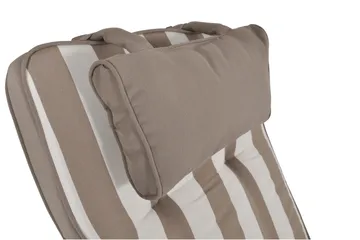 Standard Kansituolityyny 50 cm - Taupe - Puutarhakalusteet - Pehmusteet - Aurinkotuolin pehmuste - Kansituolin pehmuste