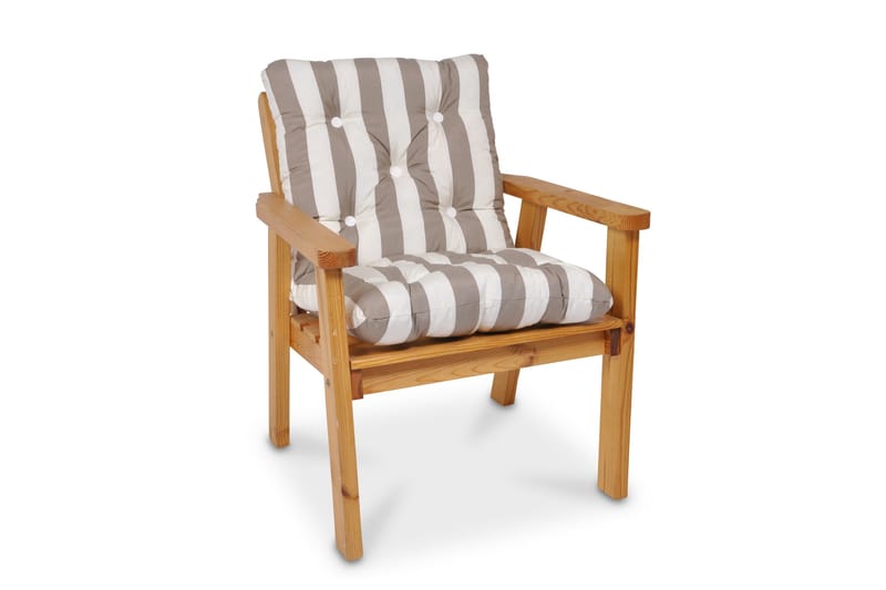 Flokkityyny Fritab Standard vanutäyteinen pehmuste 50x48 cm Taupe - Puutarhakalusteet - Pehmusteet - Muut pehmusteet