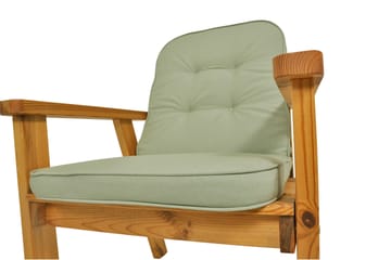 Flokkityyny Fritab Standard vanutäyteinen pehmuste 50x47 cm Grön - Puutarhakalusteet - Pehmusteet - Muut pehmusteet