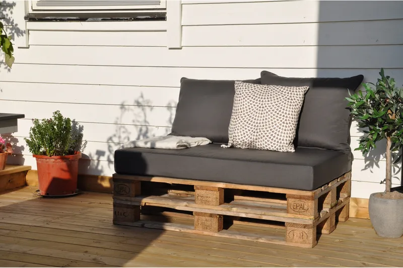 Istuinpehmuste Royal Palle 120x80 cm Vettähylkivä Musta, Fritab