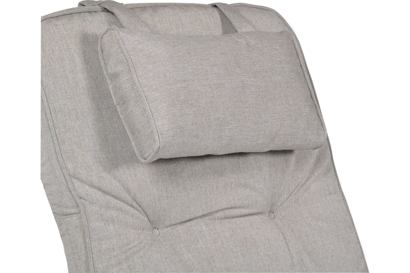 Istuinpehmuste Woodline Niskatyynyllä Tuhkanharmaa - Puutarhakalusteet - Pehmusteet - Aurinkotuolin pehmuste - Kansituolin pehmuste