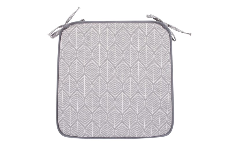 Istuintyyny Retro 39x39x25 cm Harmaa Lehti, undefined