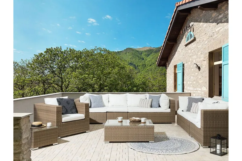 Pehmusteen päällinen Melantha 75x120 cm, Kermanvalkoinen