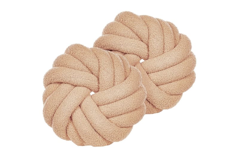 Koristetyynyt Akola, 2 paria Beige - Beige - Puutarhakalusteet - Pehmusteet - Muut pehmusteet