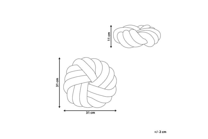 Koristetyynyt Akola Beige, Bouclé - Beige, Bouclé - Puutarhakalusteet - Pehmusteet - Muut pehmusteet