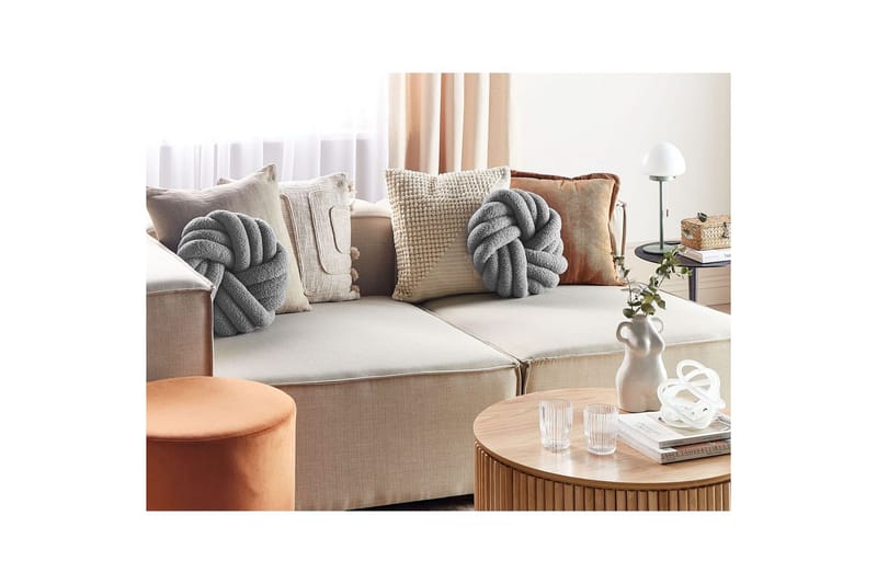 Koristetyynyt Akola Harmaa, Bouclé - Harmaa, Bouclé - Kodintekstiilit & matot - Tyyny & torkkupeitto - Koristetyynyt