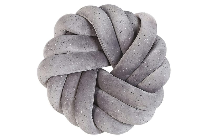 Koristetyynyt Akola Harmaa, Sametti, Harmaa, Sametti