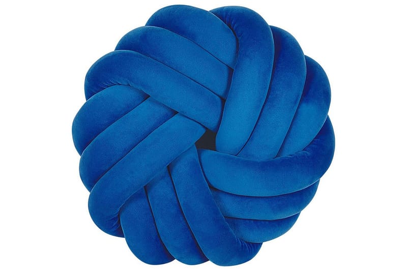 Koristetyynyt Akola Sininen, Sametti, Sininen, Sametti