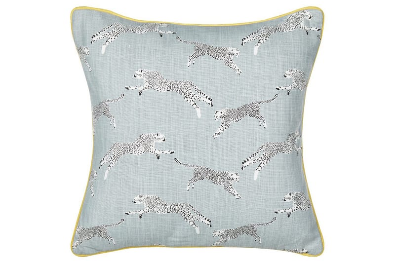 Koristetyynyt Arales 2 kpl Harmaa/valkoinen/musta/keltainen, Neliö - Harmaa/valkoinen/musta/keltainen, Neliö - Kodintekstiilit & matot - Tyyny & torkkupeitto - Ulkotyyny