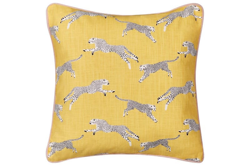 Koristetyynyt Arales 2 kpl Keltainen/Valkoinen/Musta/Ruusu, Neliö - Keltainen/Valkoinen/Musta/Ruusu, Neliö - Kodintekstiilit & matot - Tyyny & torkkupeitto - Ulkotyyny