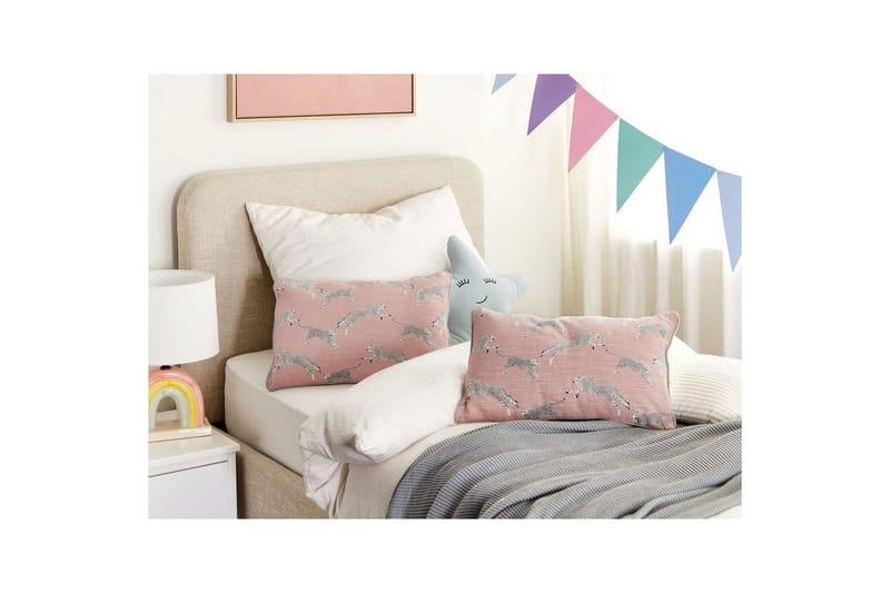 Koristetyynyt Arales 2 kpl Vaaleanpunainen/valkoinen/musta/harmaa, Suorakulmio - Vaaleanpunainen/valkoinen/musta/harmaa, Suorakulmio - Kodintekstiilit & matot - Tyyny & torkkupeitto - Ulkotyyny