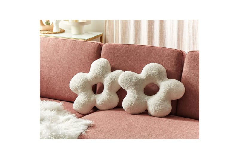 Koristetyynyt Camponula sarja, 2 kpl Valkoinen - Valkoinen - Kodintekstiilit & matot - Tyyny & torkkupeitto - Ulkotyyny