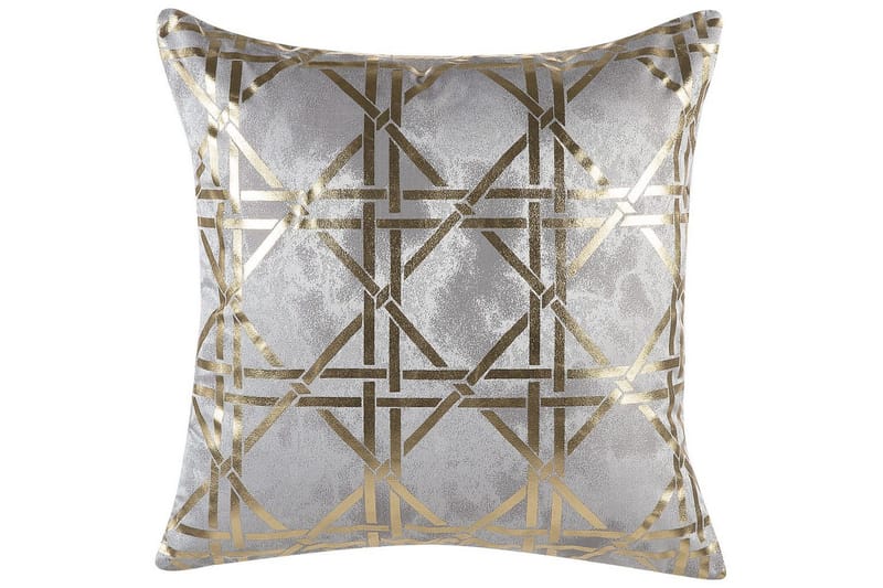 Koristetyynyt Cassia, 2 kpl Harmaa/kulta - Harmaa/kulta - Kodintekstiilit & matot - Tyyny & torkkupeitto - Koristetyynyt