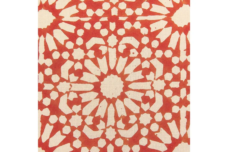 Koristetyynyt Ceiba, 2 kpl Punainen/Beige - Punainen/Beige - Puutarhakalusteet - Pehmusteet - Sohvatyynyt & penkkityynyt