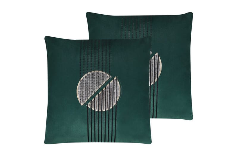 Koristetyynyt Ceropegia, 2 kappaletta Vihreä, Vihreä