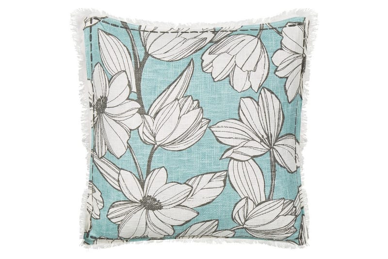 Koristetyynyt Cyanotis sarja, 2 kpl Valkoinen/Sininen - Valkoinen/Sininen - Kodintekstiilit & matot - Tyyny & torkkupeitto - Ulkotyyny