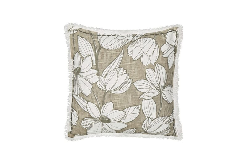 Koristetyynyt Cyanotis sarja, 2 kpl Valkoinen/Vihreä - Valkoinen/Vihreä - Kodintekstiilit & matot - Tyyny & torkkupeitto - Ulkotyyny