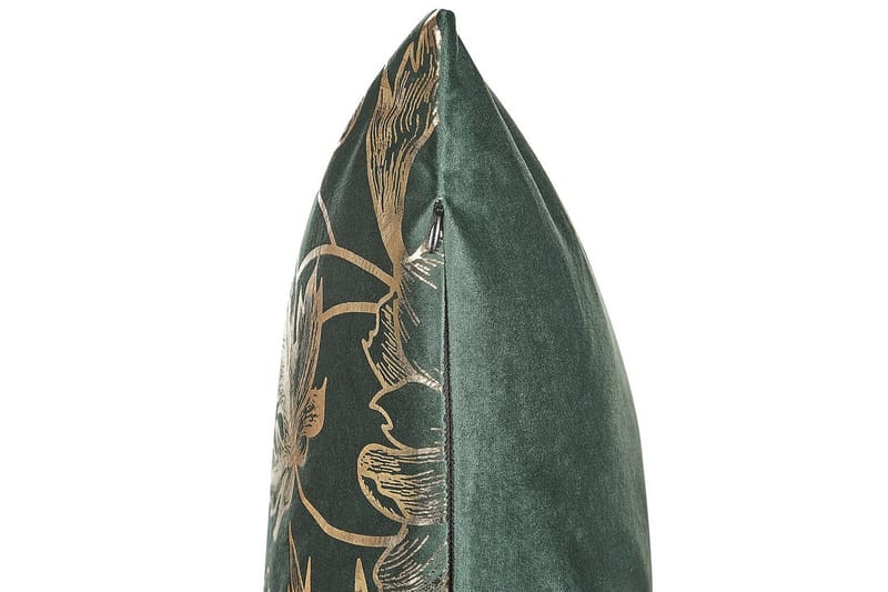 Koristetyynyt Daffodil sarja, 2 kpl Vihreä/Kulta - Vihreä/Kulta - Kodintekstiilit & matot - Tyyny & torkkupeitto - Ulkotyyny