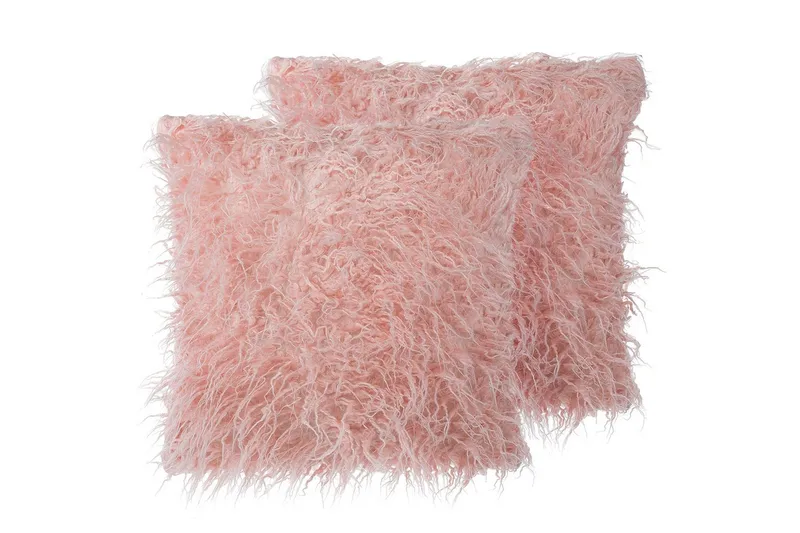 Koristetyynyt Daisy setti, 2 kpl Vaaleanpunainen, Vaaleanpunainen