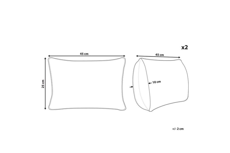 Koristetyynyt Hakone sarja 2 Beige, Suorakulmio - Beige, Suorakulmio - Kodintekstiilit & matot - Tyyny & torkkupeitto - Ulkotyyny