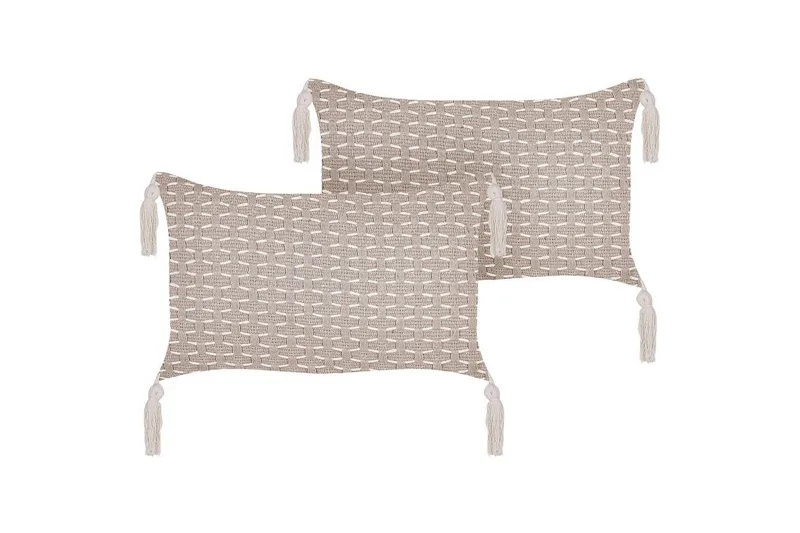 Koristetyynyt Hakone sarja 2 Taupe, Suorakulmio - Taupe, Suorakulmio - Kodintekstiilit & matot - Tyyny & torkkupeitto - Ulkotyyny