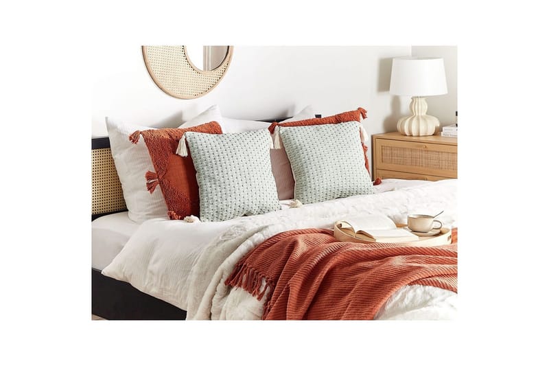 Koristetyynyt Hakone sarja 2 Vihreä/Beige, Neliö - Vihreä/Beige, Neliö - Kodintekstiilit & matot - Tyyny & torkkupeitto - Ulkotyyny