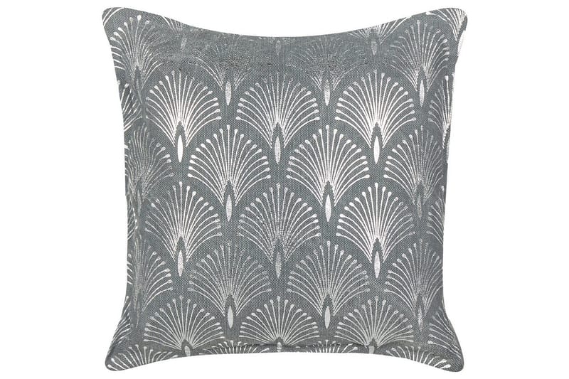 Koristetyynyt Hoya, 2:n setti Harmaa/Hopea - Harmaa/Hopea - Kodintekstiilit & matot - Tyyny & torkkupeitto - Ulkotyyny