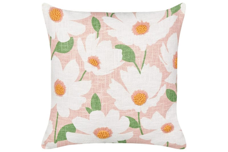 Koristetyynyt Jatropha 2 kpl:n setti Vaaleanpunainen/valkoinen/vihreä/oranssi - Vaaleanpunainen/valkoinen/vihreä/oranssi - Kodintekstiilit & matot - Tyyny & torkkupeitto - Ulkotyyny