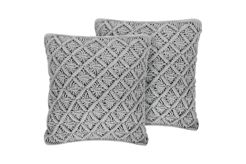 Koristetyynyt Kizkalesi, 2 kpl setti Harmaa, Harmaa