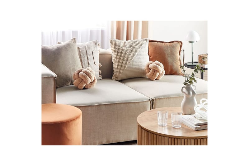 Koristetyynyt Malni Beige, 19x19x19 cm - Beige, 19x19x19 cm - Puutarhakalusteet - Pehmusteet - Muut pehmusteet