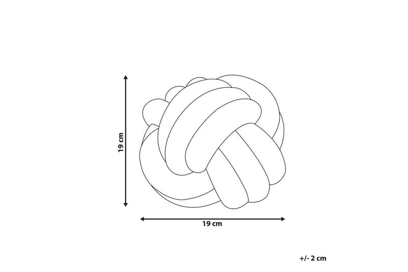 Koristetyynyt Malni Beige, 19x19x19 cm - Beige, 19x19x19 cm - Kodintekstiilit & matot - Tyyny & torkkupeitto - Ulkotyyny