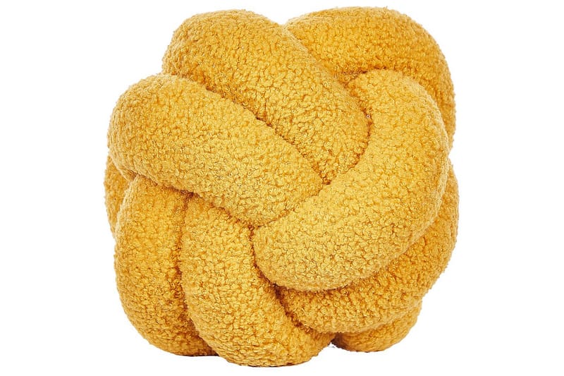 Koristetyynyt Malni Keltainen, 19x19x19 cm - Keltainen, 19x19x19 cm - Puutarhakalusteet - Pehmusteet - Muut pehmusteet