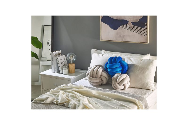 Koristetyynyt Malni Vaaleanharmaa, 20x20x20 cm - Vaaleanharmaa, 20x20x20 cm - Kodintekstiilit & matot - Tyyny & torkkupeitto - Koristetyynyt