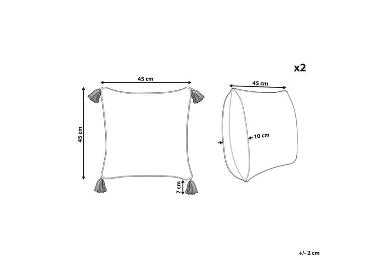 Koristetyynyt Malus sarja 2 kpl - Kodintekstiilit & matot - Tyyny & torkkupeitto - Ulkotyyny