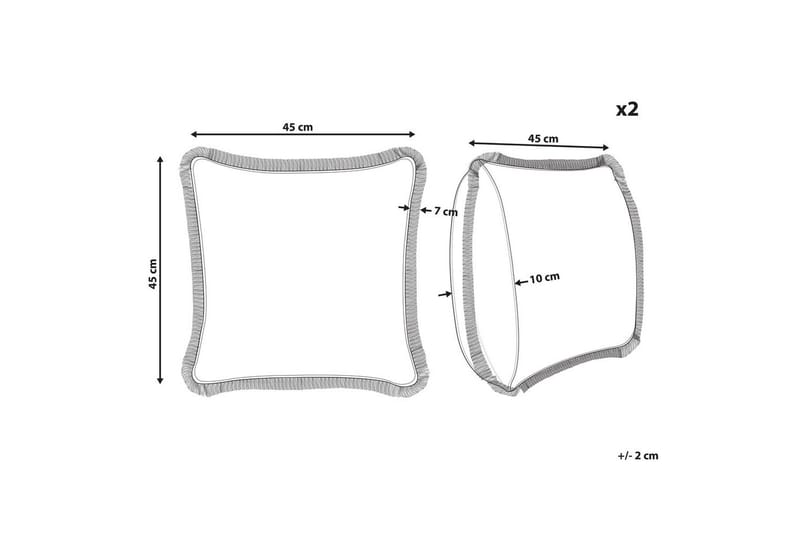 Koristetyynyt Mitella sarja 2 - Kodintekstiilit & matot - Tyyny & torkkupeitto - Ulkotyyny