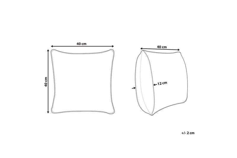 Koristetyynyt Radzkot Keltainen/Valkoinen/Musta - Keltainen/Valkoinen/Musta - Kodintekstiilit & matot - Tyyny & torkkupeitto - Koristetyynyt