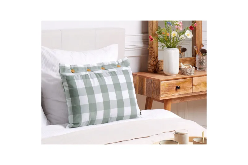 Koristetyynyt Tamnine Mintunvihreä/Valkoinen, Suorakulmio - Mintunvihreä/Valkoinen, Suorakulmio - Kodintekstiilit & matot - Tyyny & torkkupeitto - Ulkotyyny