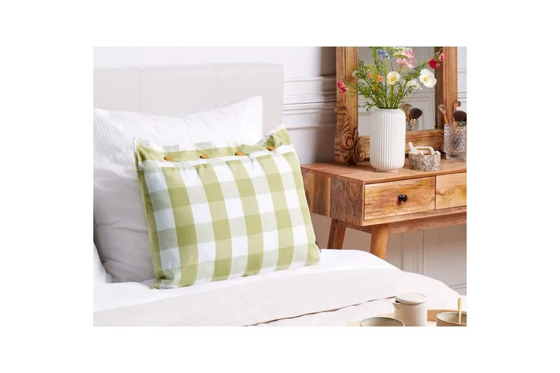Koristetyynyt Tamnine Vihreä/Valkoinen, Suorakulmio - Vihreä/Valkoinen, Suorakulmio - Kodintekstiilit & matot - Tyyny & torkkupeitto - Ulkotyyny