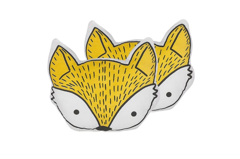 Koristetyynyt Vadodara 2 kpl Keltainen/Valkoinen/Musta, Keltainen/Valkoinen/Musta